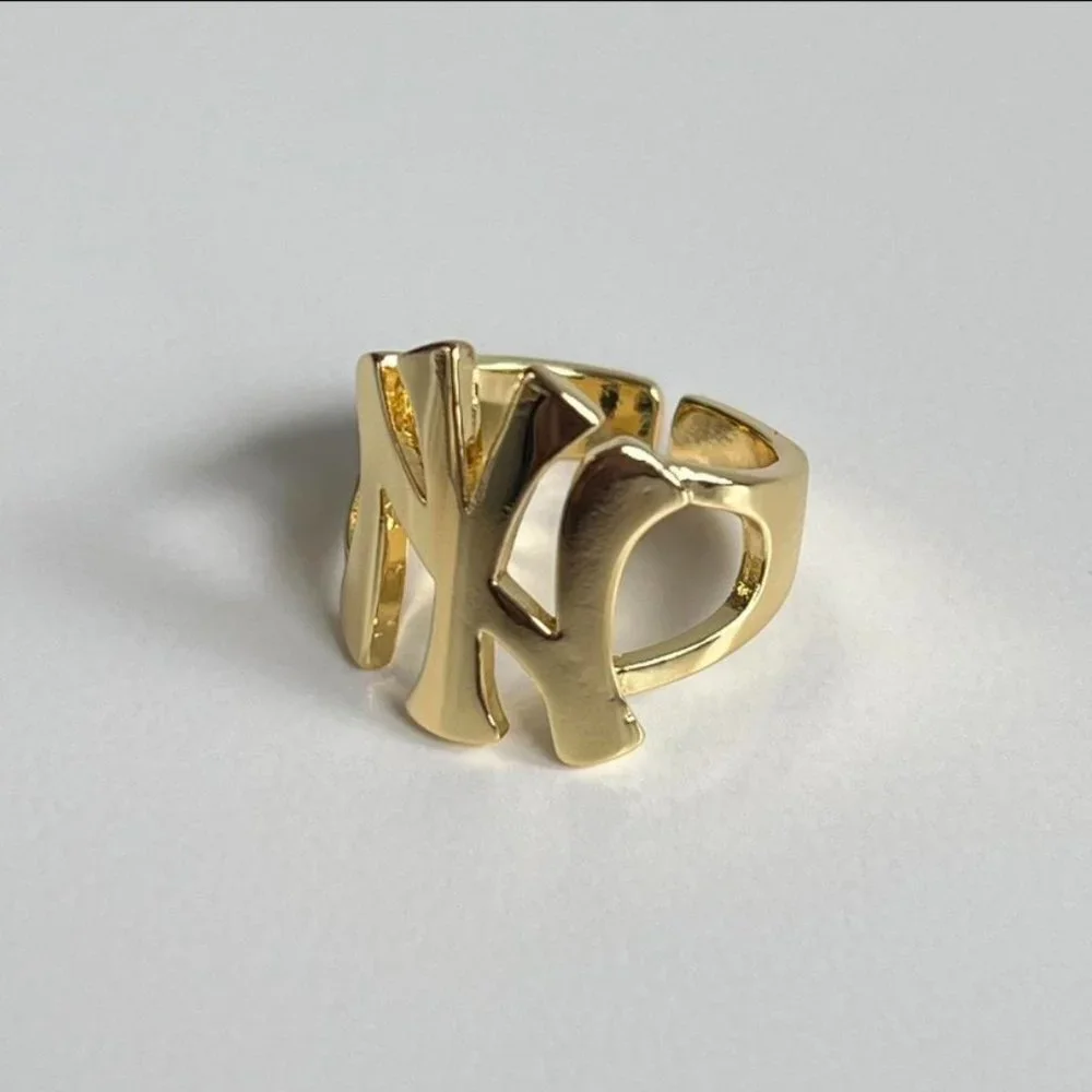 Vintage Y2K New York Yankees gold ring - Picture 6 of 7